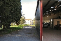 All of the station buildings at Castlecomer have long since been demolished. This view is from what was the platform site, looking up towards the coal mines at Deerpark.