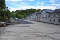 Looking the opposite way from the south end of the station, we see the main building on the right which has been heavily extended. Cavan originally had one main platform connecting to a centre island platform which acted as bay for the GNR or MGWR trains.