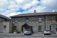 The exterior of the 1856 built Midland Great Western Railway/Great Northern Station at Cavan, as viewed from the former forecourt.