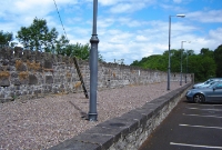 This was originally the cattle platform at Cavan Station for the Midland Great Western Railway. It remains intact today as seen here.