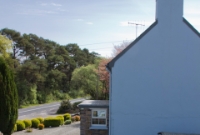 The steps which led down from the original N71 road to the platforms at the former Clonakilty Jct Station.