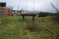 End of the line to Thurles; now just a long siding out of Clonmel Station. The line to Thurles closed completely in 1967, but this stub remained to store redundant wagons, and had once been extended to the Powerstown platform adjacent to the Clonmel racecourse.
