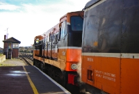 No.170 was built by General Motors in 1962. The loco was eventually withdrawn and scrapped in August 2008. In the background is Clonmel signal cabin.