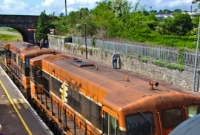The locos are viewed from the footbridge at Clonmel Station. Whilst No.171 is the last 141 Class loco still in use with Irish Rail, the first member of the class No.141 has been preserved by the RPSI.