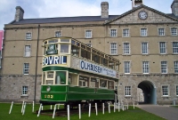 Tram No.253, a Dublin United Tramway car, is seen outide Collins Barracks in Dublin Ciy during an exhibition.