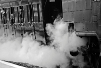 No.4 gets the &#39;Kingstown Special&#39; underway at Connolly Station, much to the delight of the travelling passengers.
