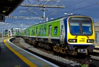 Not a particular fan of these numerous commuter railcars, but 29000 Class No.29426 looks well in the evening sun as it takes the curve through Connolly Station with a southbound service to Dublin Pearse.