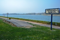 This is a rather odd mock halt just north of Crosshaven on the line. The name boards werw obtainted from Irish Rail.