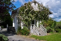 This is the smalll goods shed at Curry station, which served by a single siding until 1963.
