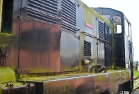 No.E421 is one of the second batch of Maybach engined locos built by CIE at Dublin&#39;s Inchicore Works in 1963. The E Class locos were primarily employed as shunters around Dublin City.