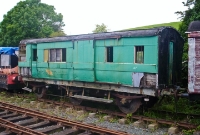 A 19th century ex Midland Great Western Railway&#39;s 6-wheel carriage, No.479, built at their Broadstone works in Dublin in 1897. It was withdrawn in 1964 by CIE and acted as a departmental coach until the late 1970s.
