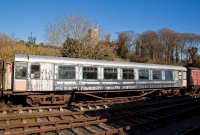 Built in 1956, this is an ex CIE Park Royal carriage, No.1381, seen at Downpatrick Station. These Park Royals surivived in service right up until 1994 when they were withdrawn from service by Irish Rail.