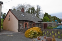The small stone built gate keepers house, located adjacent to the former level crossing on the Baltimore line at Drimoleague Station.