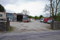 This was the second level crossing located within Drimoleague Station limits. This crossing was the first west of the station on the main line to Bantry. Here the same CBSCR style gate posts remain.