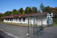 Another view of the station building at Drimoleague, as viewed from the down platform, showing its rustic nature. The building dates from July 1877 and is a typical Cork Bandon &#38; South Coast Railway structure.