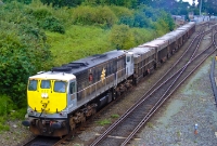 071 Class loco No.082 accellerates out of Drogheda Station with its 12:20 Tara Mines to Alexandra Rd ore train, bound for unloading at Dublin Port.