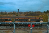 Work on the new railcar depot was already improgress when 181/141 Class locomotives Nos.188+163, dating from 1966 and 1962 respectively, were seen stabled adjacent to Drogheda Station. Both these locos have since been withdrawn.