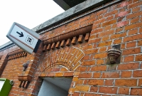 The brick built retaining walls at Drumcondra Station are original and date from the station&#39;s opening in April 1901. They once supported a canopy, the supports of which can still be seen.