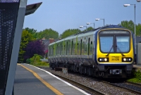 29000 Class railcar No.29428 coasts into Drumcondra Station on a stopping service from Maynooth. The train is bound for Pearse Station on the south side of the city where most commuter services terminate.