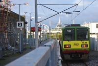 Seen in the bay platform at Dun Laoghaire Station is 8500 Class DART No.8626, seen while out of service. This platform is designated as No.3.