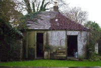 This is the old boiler room, located at the end of the former down platform at Dunboyne Station. It has since been demolished.
