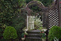 The original pedestrian entrance onto the down platform at Dunboyne Station. This has also been cleared away during the rebuilding of the closed 1963 line.