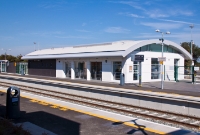 Dunboyne Station building, finally complete nine months later. The building is similar to that built at the terminus of the line at the M3 Parkway station. Whether the remaining section of the 1862 built line to Navan is to be restored remains to be seen.