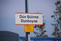 Looking back to the original photographs taken of Dunboyne Station in December 2004, this modern Irish Rail name board seemed an impossibility. 71 years had passed until Dunboyne was once again served by a regular passnger service.