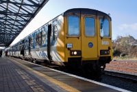 Power car No.8455 provided the power for the MRSI railtour from Belfast, seen having arrived at Dundalk Station. The 450s date from 1985, but their power units were salvaged from the withdrawn 70 Class railcars of 1967 vintage.