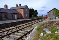 Although the Loughrea branch closed in 1975, Dunsandle Station was recently restored by the owner and now includes track and rolling stock.