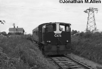Seen heading south away from Dunsandle Station towards Loughrea in May 1975 is another G Class, this No.G616. The train is about to enter a short cutting behind the photographer. ©Jonathan M.Allen