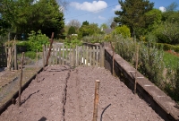 The end of the former down platform at Waterfall Station, looking north towards Cork. Both platforms have been filled in since closure of the West Cork lines in March 1961.