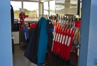 The small neat lever frame, located within the signal cabin at Wellingtonbridge. Until 2006, between the months of October and January, this cabin saw very busy use during the sugar beet campaign.