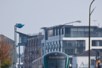 A view along the quay at Wexford, with No.22320 forming the rear unit on this Rosslare Harbour bound service. There is a strict 5-mph speed limit along this stretch of the line.