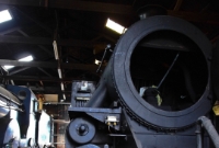 Inside the shed is ex LMS Northern Counties Commitee 2-6-4 tank loco No.4, built in 1947 at Derby, Britain. This loco is in regular use with the RPSI.