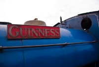 The Guinness nameplate, seen on the side tanks of No.3BG at Whitehead. These originally came off one of the Guinness&#39;s diesel locos which has long since been scrapped.