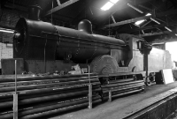 No.171 &#39;Slieve Gullion&#39; is seen stored in the workshops at Whitehead. It is hoped that the Victoria loco will re-enter RPSI service in 2014.