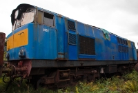 The other 101 Class Hunslet built loco at Whitehead is No.102 &#39;Falcon&#39;. It was withdrawn from NIR service in 2002, and is currently under cosmetic restoration for the railway museum at Cultra outside Belfast.