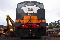 Loco B142 entered service in December 1962. It was built by General Motors at La Grange Illinois, USA, and was withdrawn from regular Irish Rail service in 2010.